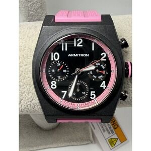 Armitron Ocean Plastic‎ 20/5535 Chronograph Mens Watch 40MM 8.5"